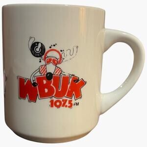 WBUK 1075 The Big Buck Radio Station Coffee Mug Lima Ohio Oldies
